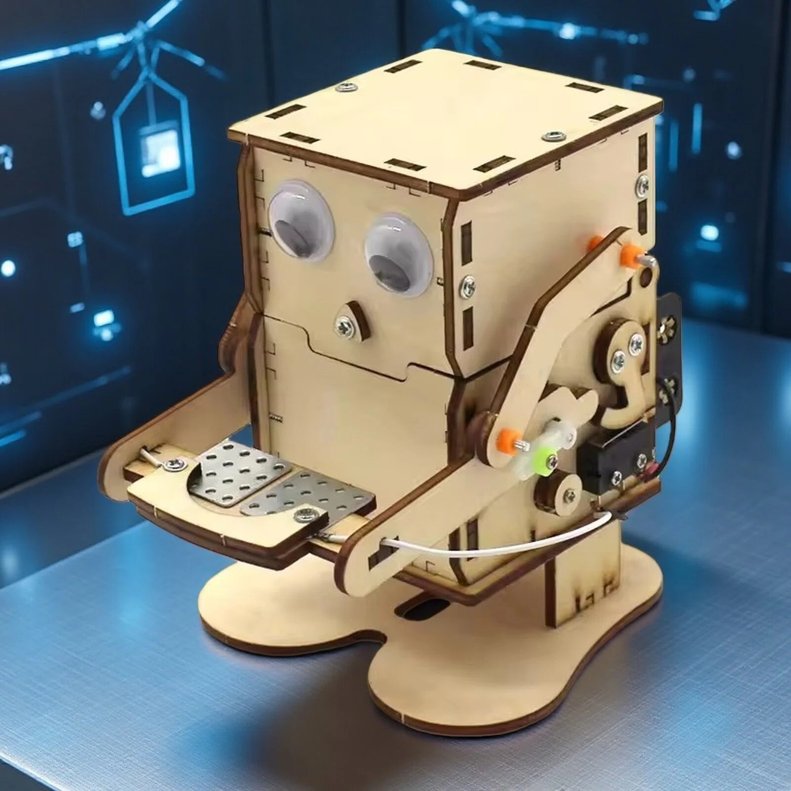 Science Robot - Coin Swallowing Eating Robot Model DIY