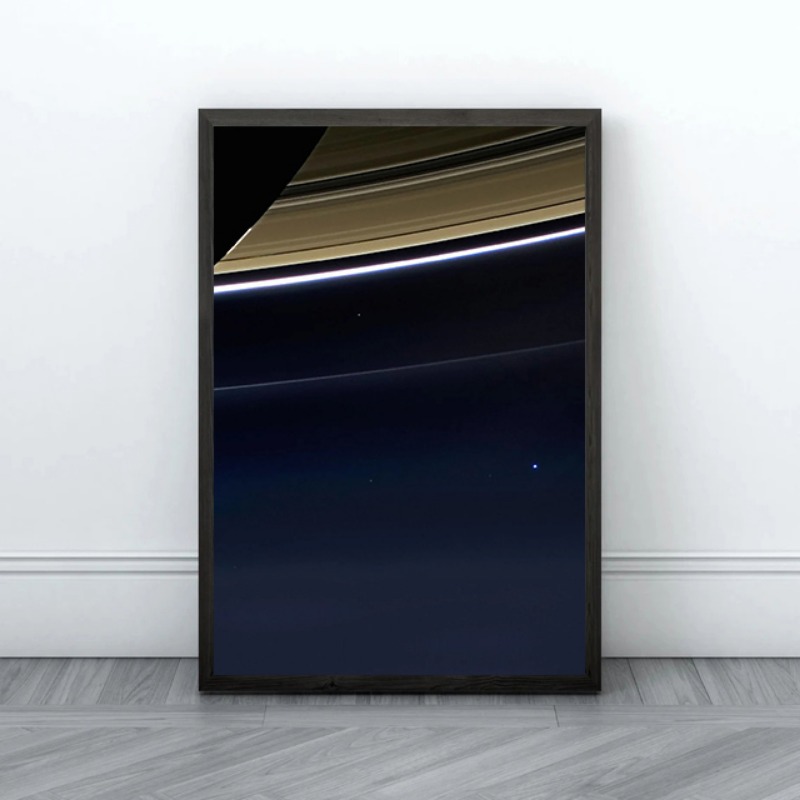 Pale Blue Dot Print Poster Voy - Star Map Poster recension och pris