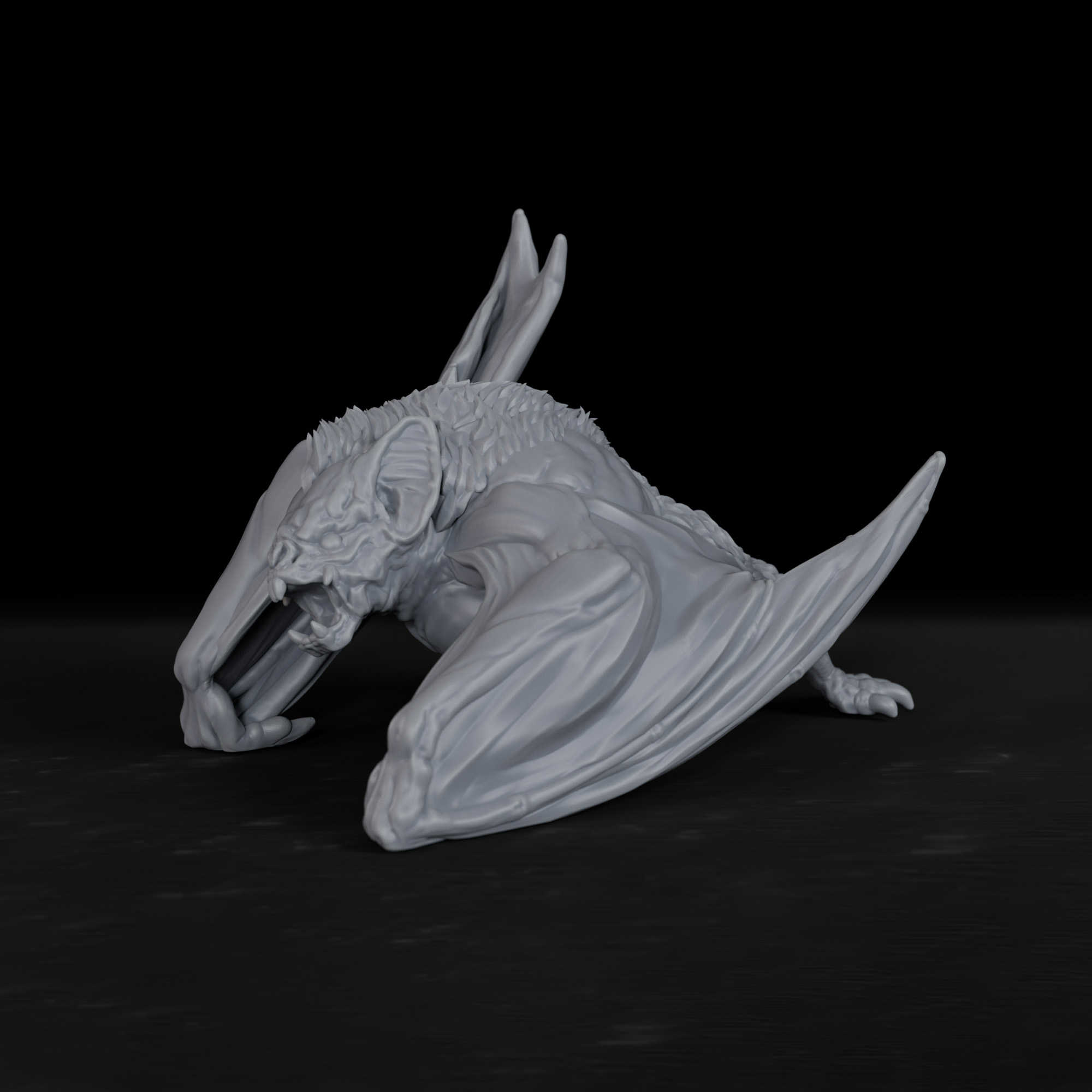 TTRPG Dire Bat Miniature Evil  - Science Robot recension och pris