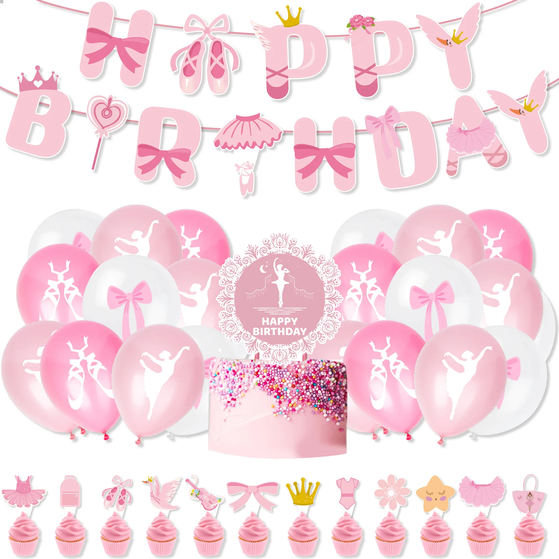 Pink Ballerina Ballet girl Hap - Science Of Happiness recension och pris