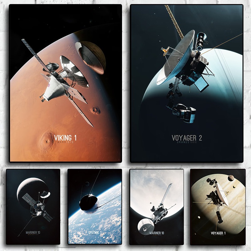Solar System Exploration Canva - Star Map Poster recension och pris