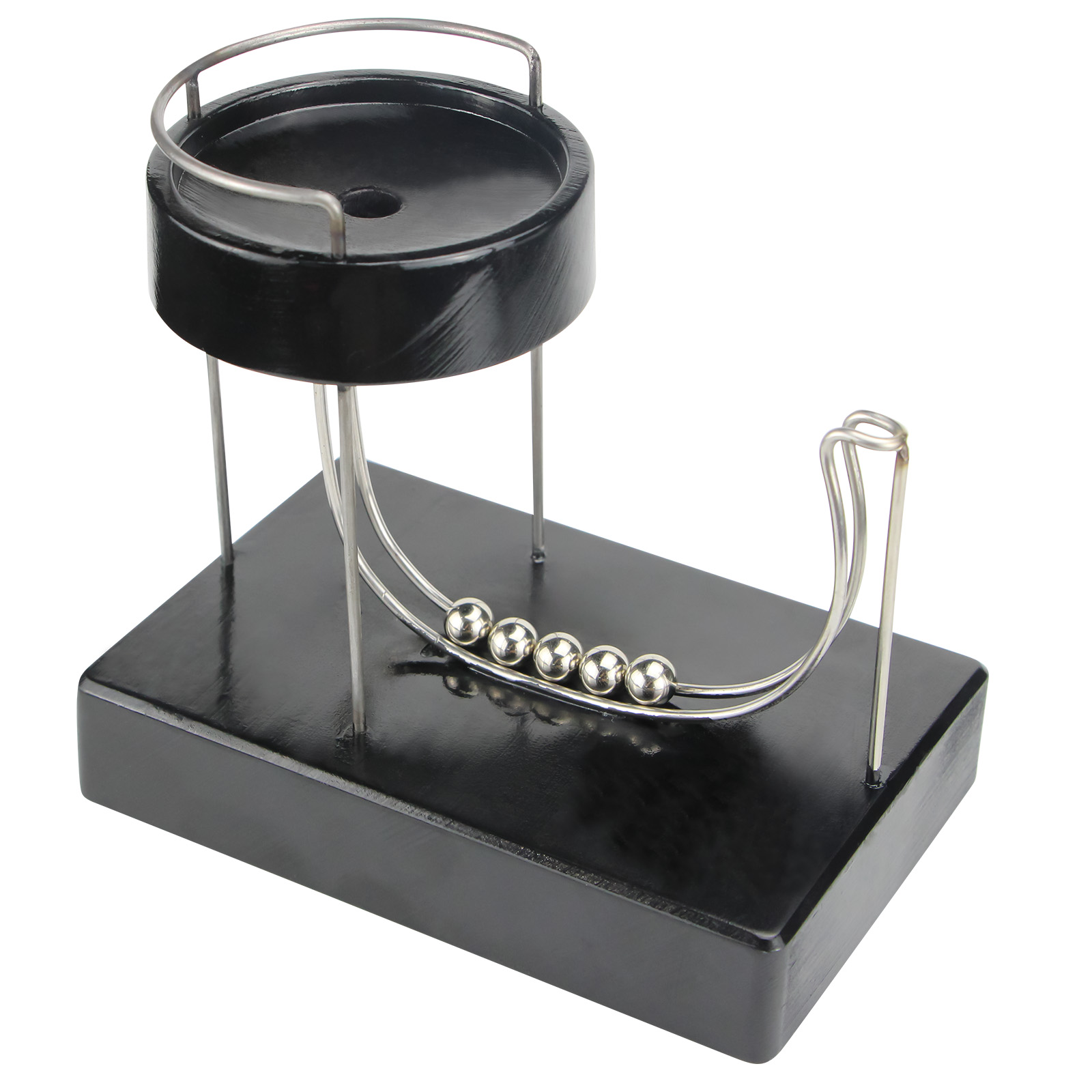 Black Charged Perpetual Plasti - Newton Cradle Large recension och pris