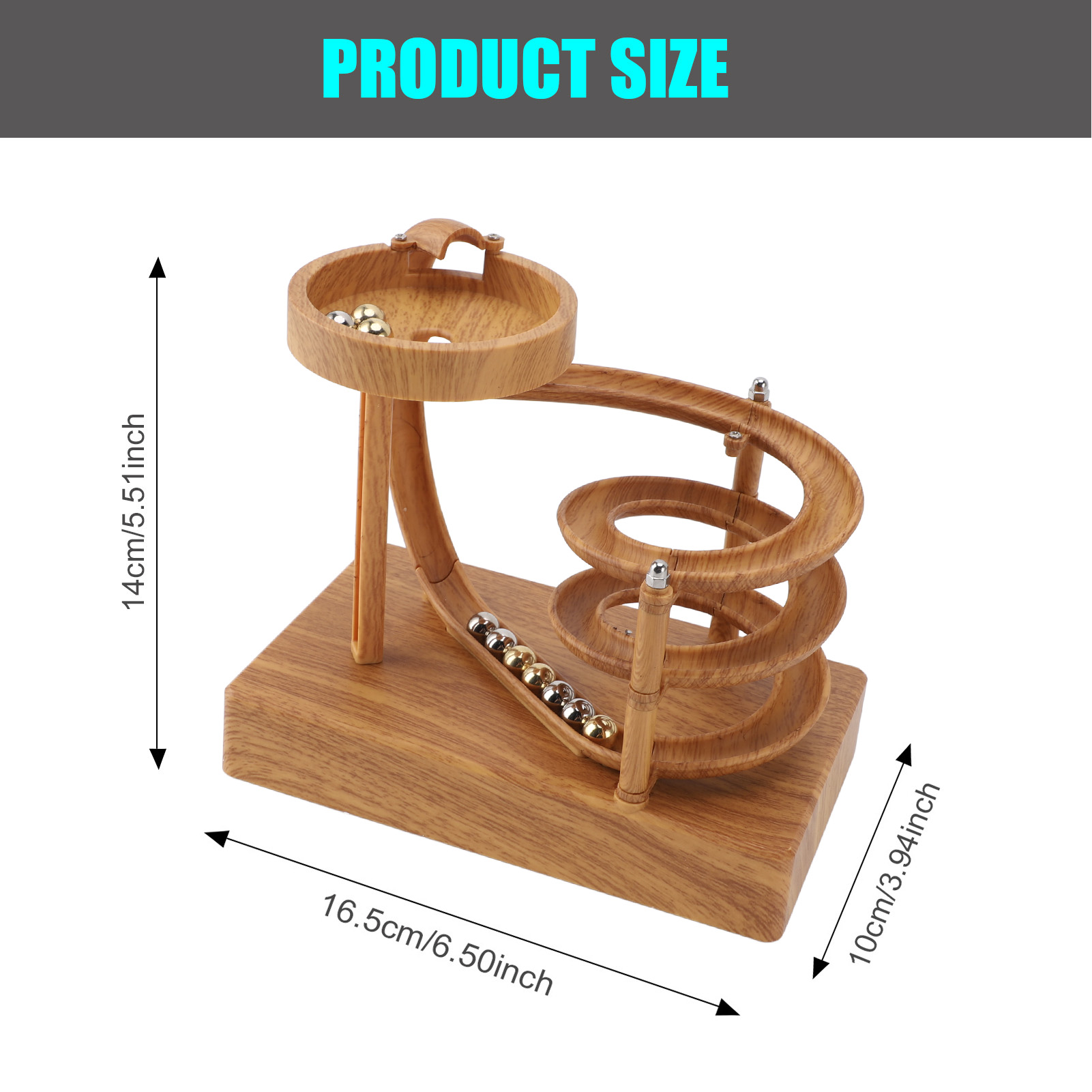 Rolling  Perpetual Motion Mach - Newton Cradle Large recension och pris