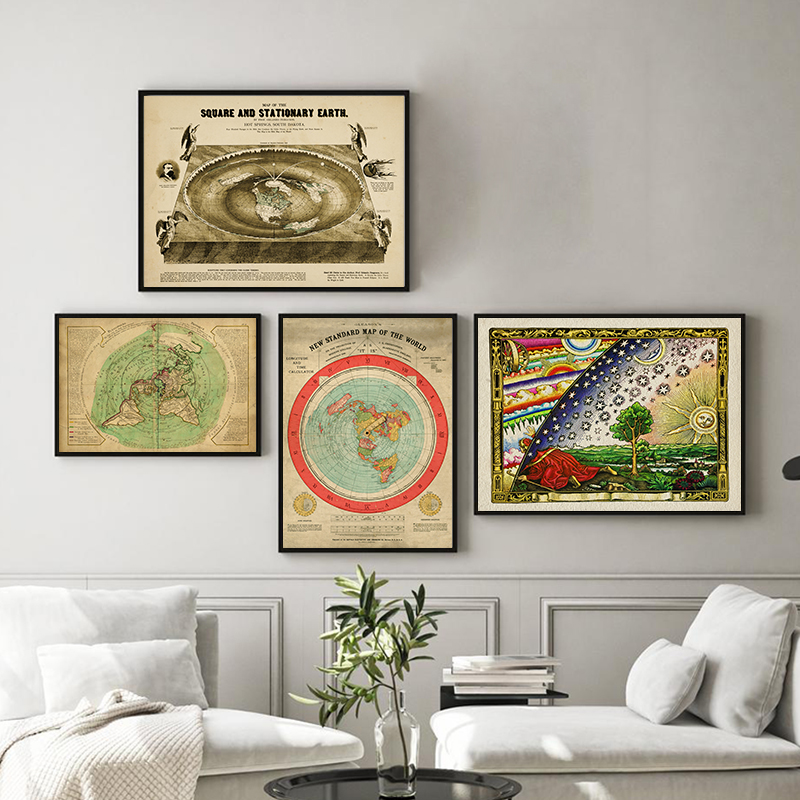 New Standard World Map Print F - Star Map Poster recension och pris