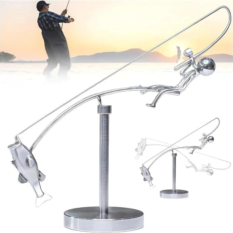 Metal Balance Sculpture Large  - Newton Cradle Large recension och pris