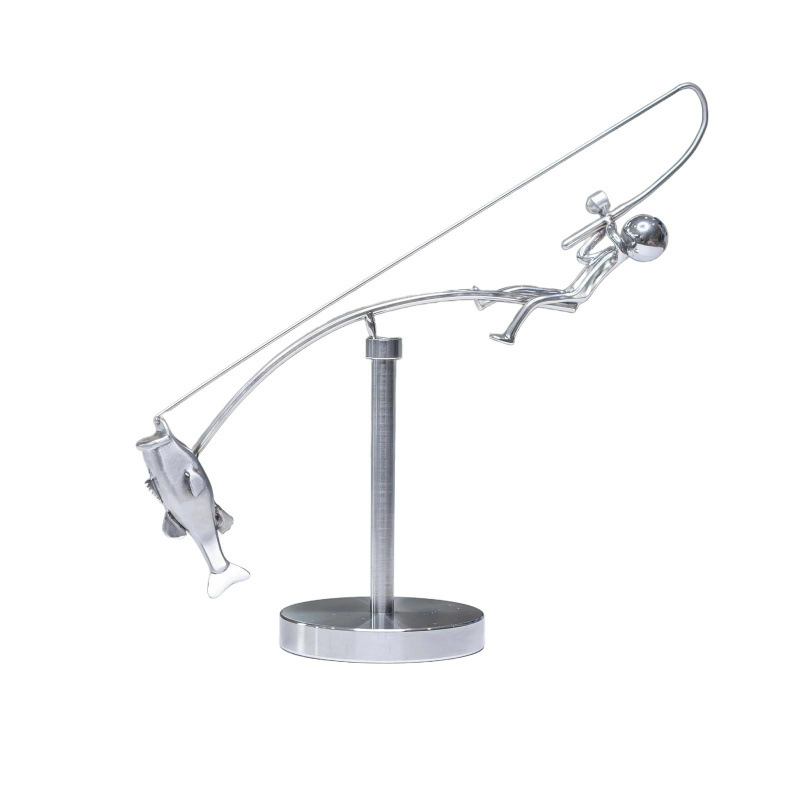 Metal Balance Sculpture Large  - Newton Cradle Large recension och pris
